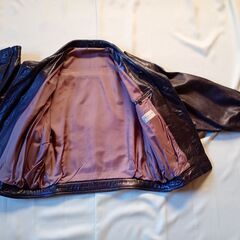 レザーブルゾンの画像