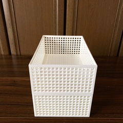 【訳アリ】 　収納メッシュボックス　2個の画像