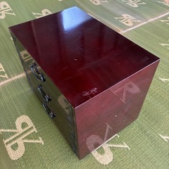 小引出し　3段　木製　幅300×奥行200×235mmの画像