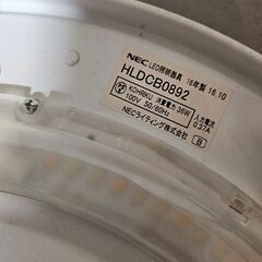 LED照明 NEC 16年製の画像