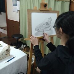 レッスン場所は現役画家のアトリエ！ 　　一軒家の一室を改装した小さな画塾の画像