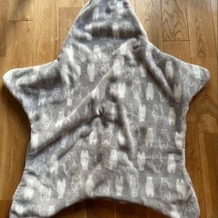 星型フード付きブランケット　83cm×79cmの画像