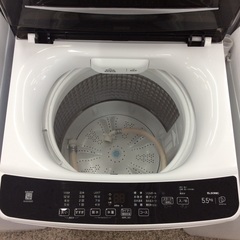 【単身者向け】5.5kg全自動洗濯機 ELSONIC ｴﾙｿﾆｯｸ EHX55DD 5.5kg 2023年製:ホワイトの画像