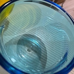 琉球ガラス製グラス二個セットの画像