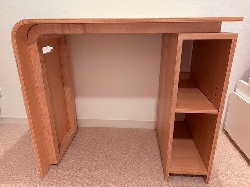 ACTUS アクタス VARIO デスク 幅80cm メープル材 美品