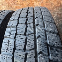 バリ山　DUNLOP ダンロップ　WM02 165/65R15 スタッドレス　タイヤ　2019年製　15インチの画像