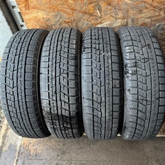 バリ山　YOKOHAMA ヨコハマ　IG60 155/65R14 スタッドレス　タイヤ　2021年製　14インチの画像