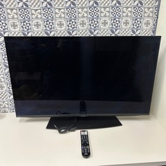 美品 動作 2022年製 SHARP シャープ 43型 テレビ AQUOS アクオス 4T-C43EN2の画像