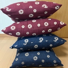 ニトリ 低反発フロアクッション (座布団)  カバーセットの画像