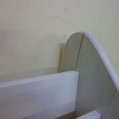 未使用/新品　DIY素材に　訳あり特価　 絵本ラック 3段 完成品 幅70cm 天然パイン材 面取り おもちゃ箱 ディスプレイ収納の画像