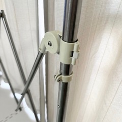 伸縮可能　洗濯物干し 竿2本付きの画像