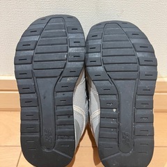 New Balance キッズスニーカー（996・グレー・サイズ14cm）の画像