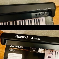 ★超美品★ROLAND ( ローランド ) A-49-BK MIDIキーボードコントローラーの画像