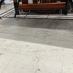 2511-195 ニトリ 折りたたみテーブル シェルフィ2 9045 MBR 中古の画像