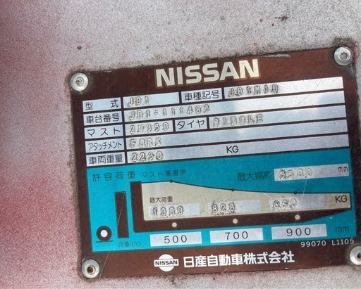 フォークリフト