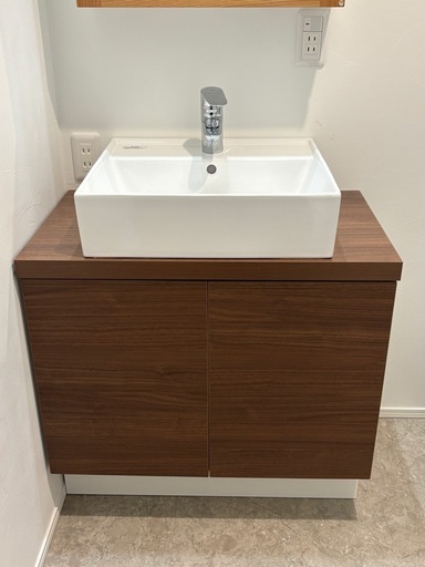 受付終了　
洗面台LIXILエスタ ベッセルタイプ YL-555 間口750