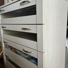 棚　食器棚　収納棚　4段
の画像