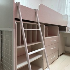 ニトリ　システムベッド　デニッシュの画像