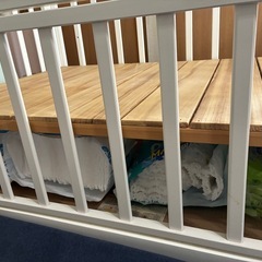 ベビーベッド一式　カトージ　175×75 メリーおまけ の画像