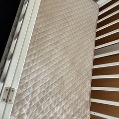 ベビーベッド一式　カトージ　175×75 メリーおまけ の画像