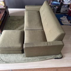 L型そふぁーソファーの画像