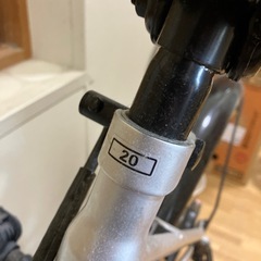 未使用 折り畳み自転車 20インチ 屋内保管の画像