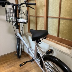 未使用 折り畳み自転車 20インチ 屋内保管の画像