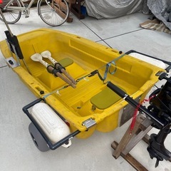 値下げしました　ボートエース、トーハツ2馬力船外機　海釣りセットの画像