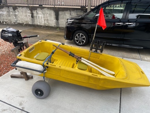 値下げしました　ボートエース、トーハツ2馬力船外機　海釣りセット