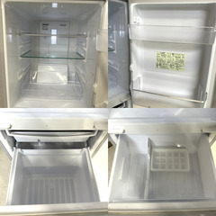 伊勢崎店【現状品】ji11-16 SHARP ノンフロン冷凍冷蔵庫 SJ-D14D-S 2018年製 シャープの画像