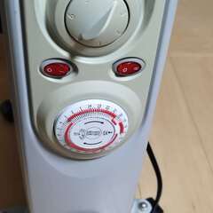 TOHO オイルヒーター RLC-OH1200 1200W 7〜8畳 24時間タイマー付 静音暖房の画像