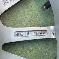 Weds Sport ウェッズスポーツ　１５インチ　６Ｊ　OFF+４３　PCD１１４.３×５穴　2本セットの画像