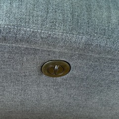 ニトリ　電動リクライニングソファ3人用テーブル付の画像