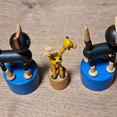 脱力人形(プッシュパペット)3個の画像