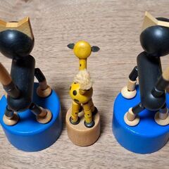 脱力人形(プッシュパペット)3個の画像