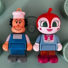 ドキンちゃんのおしゃれなおみせブロックバケツとなかまたちの画像