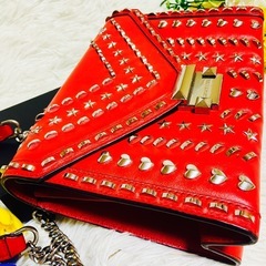 8万✨MICHAEL KORS✨マイケルコース✨ショルダーバッグ✨スタッズ✨限定の画像