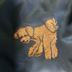 2way✨ブルーブルーエ✨Bleu Bleuet✨トートバッグ✨リュック✨犬刺繍の画像