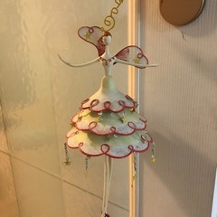 クリスマスオーナメント　マスカレード　ブリキ人形の画像