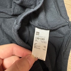 adidas gu レギンスパンツ140cm2本セットの画像