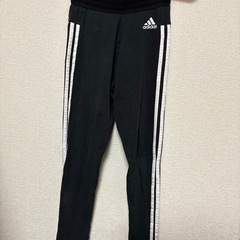 adidas gu レギンスパンツ140cm2本セットの画像