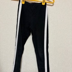 adidas gu レギンスパンツ140cm2本セットの画像
