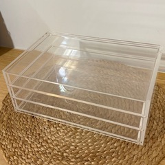 処分価格★値下げ可能★定価2990円 11/27まで！無印良品 アクリル ケース ボックス　 IKEA 小物入れ トレイ 収納 棚 ボックス 本棚 ニトリ イケア 無印良品 ザラホームの画像