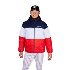 【新品・未開封】ヤクルトスワローズ　トリコロールジャンパーの画像