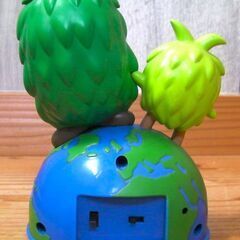 EXPO 2005当時物★愛地球博 モリゾー＆キッコロ人形 デジタル目覚まし時計★自宅保管品ジャンク◎万博ミャクミャクの画像