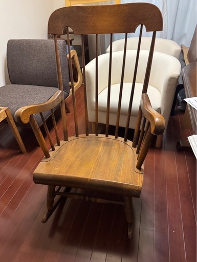 ウィンザーロッキングチェア　飛騨産業　キツツキ