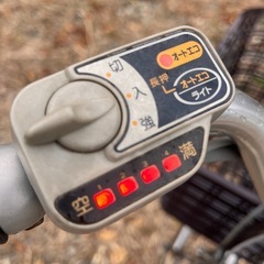 ※引き取り限定※ YAMAHAアシスト電動自転車 26インチ、高圧タンク付きエアー入れ付きの画像