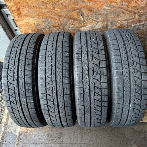 バリ山　BRIDGESTONE ブリヂストン　ブリジストン　VRX 155/65R14 スタッドレス　タイヤ　2019年製　Ⅱ
