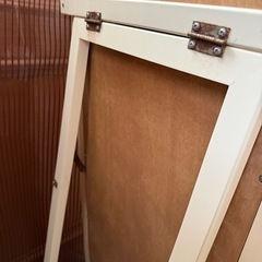 全身ミラー ホワイト高さ150cm 幅40cm 葛飾区西水元
 の画像