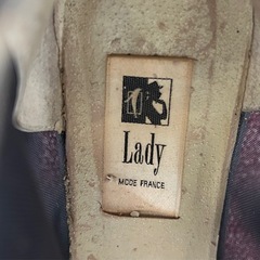 中販紅　【Week】未使用品　お洒落な　Lady ハーフ　シューズ　ケース現状渡し　11-09-02 の画像